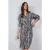 DIDI Tunic Precious Sand Palm Leaves Print