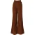 Jucca Bruine Wijde Pijpen Hoge Taille Corduroy Denim Broek Jeans