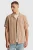 Cast Iron Overhemd Yarn dye stripe Beige heren