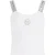 Rib Tank Top Strass Hexagon