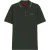 Hugo Heren Geborduurd Logo Katoenen Piqué Poloshirt met Korte Mouwen (Groen)