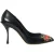 Dolce & Gabbana Zwarte Leren WOW Patch Hakpumps Schoenen