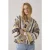 Summum Woman Short Jacket Geo Aztek Soft Camel