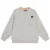 Tumble ’n Dry sweater met borduursels en backprint – lichtgrijs