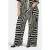 ONLY CARMAKOMA wide leg high waist casual broek zwart