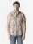KOROSHI Overhemd  navy / cognac / wit