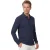 Polo Casa Moda blauw effen met borstzak