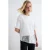 TRENDYOLMİLLA Dames Ecru Effen Kort Regular fit T-shirts