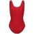 SoulCal Slanke bodysuit met geribde halslijn voor dames (Rood)