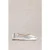 White Stuff Cheri Leather Ballerina Pump Silver Tone Metallic