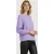 EsQualo Blouse R-neck Structure Lilac