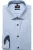 OLYMP No. Six Overhemd blauw, Faux-uni