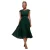 Haak- en plisséjurk dames Goddiva Midi