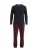 Dagi Pyjama lang  navy / bordeaux