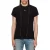 Zwart T-shirt met gebroken wit ruispijlvormig logo