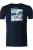 Marvelis Casual T-Shirt ronde hals marine, Bedrukt