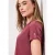 Street One Dames Shirt met gespleten hals en knoopdetails in Roze