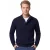 Thomas Maine trui donkerblauw lamswol effen