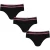 Reebok Heren Chase Slip (Pak van 3) (Zwart)