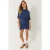 Gestructureerde Bodycon Mini Jurk met Ronde Hals