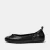 Dames Fit Flop Allegro ballerina’s met strik van leer in zwart