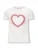 ONLY GIRLS Shirt ‘KOGCANDY’  robijnrood / wit