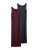The Set Gebreide jurk  marine / bordeaux