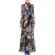 Moschino Chiffon Psychedelic Print Dress Black