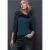 Street One Dames Basic shirt met lange mouwen in Turkoois