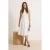 TRENDYOLMİLLA Dames Ecru Effen Midi Mouwloos Skater Jurken