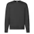 Fruit of the Loom Heren Premium Ingelegd Sweatshirt (Zwart)