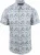 Suitable Short Sleeve Overhemd Bloemenprint Blauw