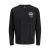 JJ REBEL regular fit longsleeve met logo – zwart