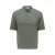 ONLY & SONS regular polo met linnen gebreid groen
