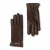 Isabel Bernard Isabel Bernard Honoré Marcelia donkerbruine suède leren handschoenen van geitenleer IB67001-131-6.5