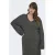 ONLY CARMAKOMA mini jurk gebreid grijs