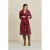 POM Amsterdam Dress – Woody Burgundy Red