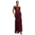 Rok met volant en festons in breigoed dames Goddiva Bardot Maxi