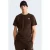 The North Face T-shirt Evolution Simple Dome – donkerbruin