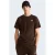 The North Face T-shirt Evolution Simple Dome – donkerbruin