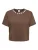ONLY Shirt ‘ONLELLEN’  chocoladebruin / parelwit
