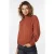 EsQualo Sweater Basic Pleats Col Copper Brown