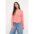 TRENDYOLMİLLA Dames Rood Effen Lang Getailleerd Blouses