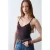 Kant V-Hals Mouwloze Cami Blouse