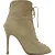 Gianvito Rossi veterlaarsjes in beige suède