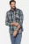 Jan Vanderstorm casual overhemd NORLUND Plus Size bruin