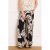 LOLALIZA high waist gebloemde casual broek zwart