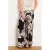 LOLALIZA high waist gebloemde casual broek zwart