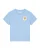 Watapparel Shirt ‘Von Herzen’  lichtblauw / gemengde kleuren