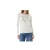 T-shirt col v col rond met driehoeklogo voor dames Guess Kiara